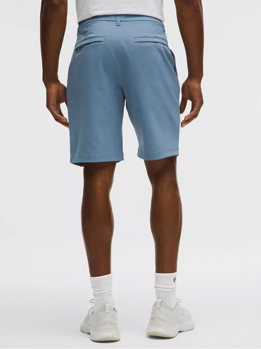 Lululemon ABC Classic Fit Shorts 9" Warpstreme Blue Mens 36-L Stretch 5 Pockets - Picture 3 of 13